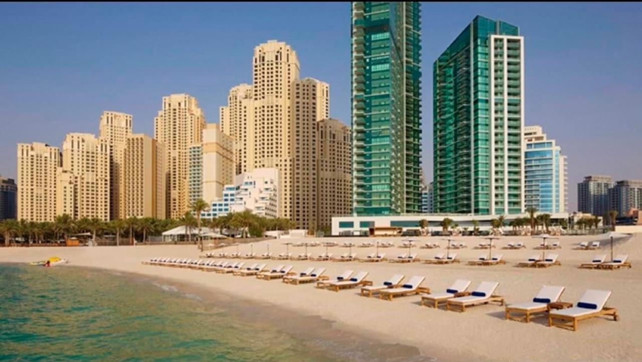 Stunning 5* 4Br-Oceanfront-Apartment Dubaj Kültér fotó