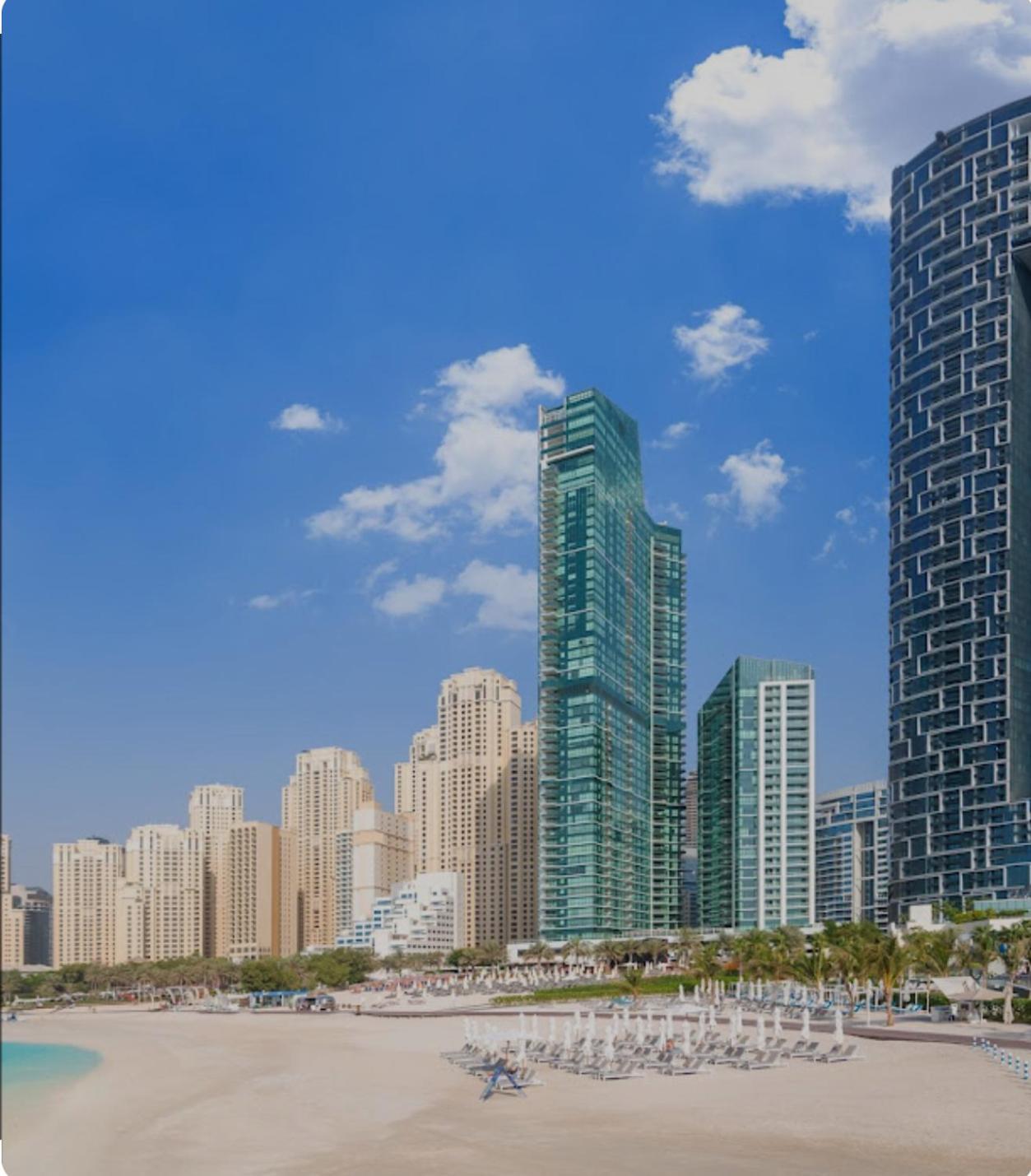 Stunning 5* 4Br-Oceanfront-Apartment Dubaj Kültér fotó