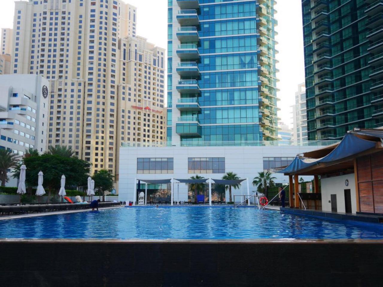 Stunning 5* 4Br-Oceanfront-Apartment Dubaj Kültér fotó