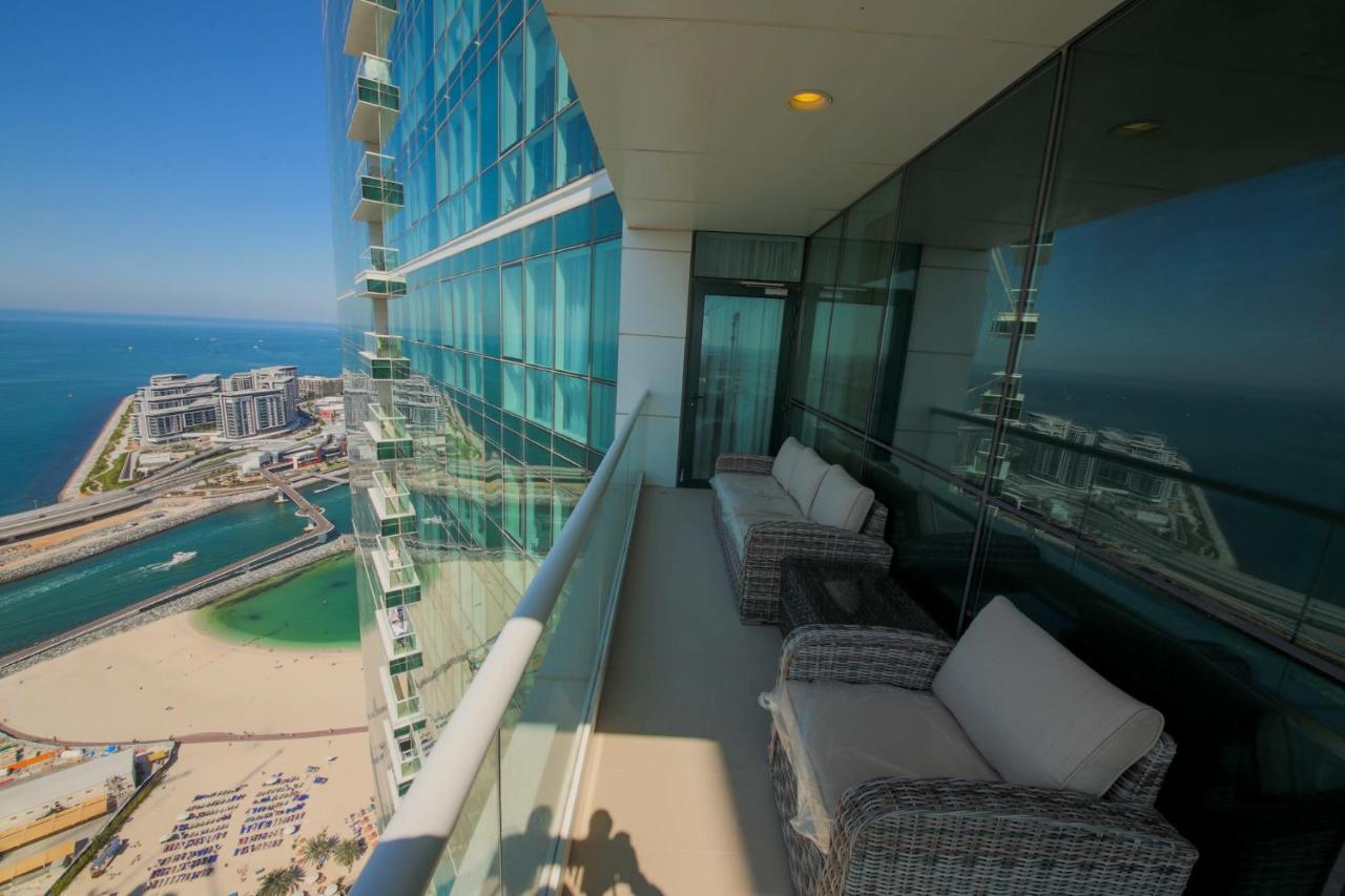 Stunning 5* 4Br-Oceanfront-Apartment Dubaj Kültér fotó