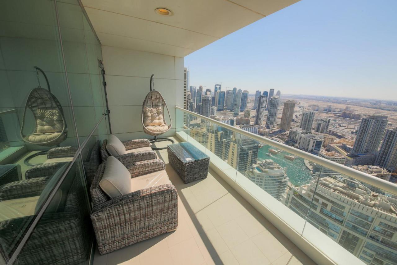 Stunning 5* 4Br-Oceanfront-Apartment Dubaj Kültér fotó